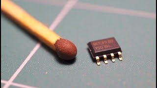 How to use SMD IC parts on a breadboard [upl. by Assenyl63]