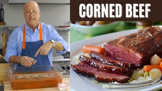 Andrew Zimmern Cooks Corned Beef [upl. by Anytsirk425]