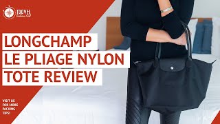 Longchamp Le Pliage Tote Review [upl. by Yelmene576]