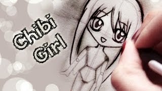 Come disegnare una ragazza chibi  How to draw a chibi girl [upl. by Cammy248]