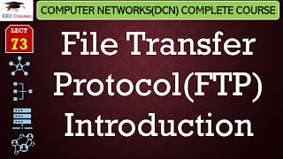 L73 File Transfer ProtocolFTP Introduction  Data Communication Network Lectures in Hindi [upl. by Gildea]