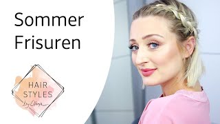 3 Sommer Frisuren für heiße Tage [upl. by Conrad]