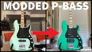 Fender PJ Bass Modded with Musicman Humbucker [upl. by Aratas]