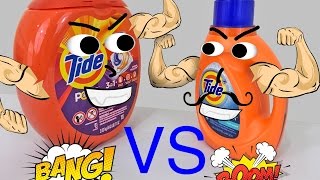 Tide Pods VS Tide Liquid [upl. by Dorine]