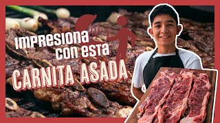 Carne ASADA al carbón JUGOSA 🤠😋 [upl. by Emoreg]