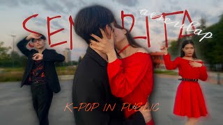 KPOP IN PUBLIC ONE TAKE YOONA X JUNHO  Señorita cover dance  æsculap [upl. by Ailehc]