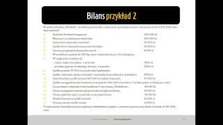 12 Bilans przykład nr 2 [upl. by Issirk]