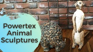 Create easy Animal Sculptures using Powertex No Kiln Needed [upl. by Buckden]