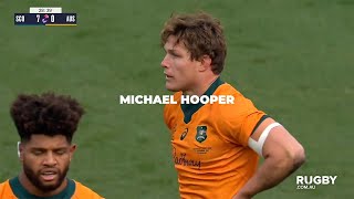 Michael Hooper 2021 Wallabies highlights [upl. by Nnayrb175]