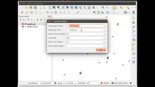 Create lines connecting two point layers in QGIS [upl. by Cirde]