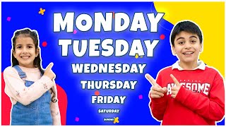 Learning Days of the Week Song for Kids  Fun English Weekdays Song [upl. by Eirellam35]