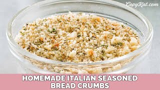 How to Make Italian Seasoned Bread Crumbs [upl. by Esinad303]