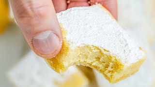 KETO Lemon Bars  One of the BEST Keto Desserts For Summer [upl. by Ayenet752]