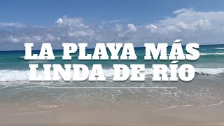 4K  LA MEJOR PLAYA DE LA CIUDAD DE RÍO BARRA DE TIJUCA  7 [upl. by Olumor]