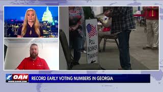 Ivory Hecker  Record Early Voting In Georgia  W Rep Jordan Ridley 101624 [upl. by Einreb]