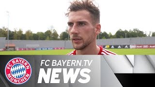 Leon Goretzka prior to start of FC Bayerns busy schedule [upl. by Goldner]