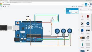 Simulador de arduino  Tinkercad Circuits  Ardugeek [upl. by Afatsuom]