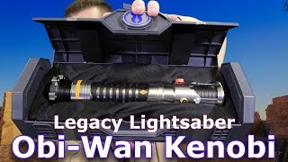 Star Wars Galaxys Edge ObiWan Kenobi Legacy Lightsaber Review [upl. by Franklin]