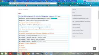 How to download M G University syllabus [upl. by Anenahs]