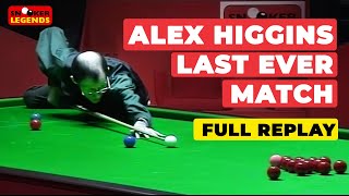 Alex Hurricane Higgins Last Ever Snooker Match [upl. by Dar]