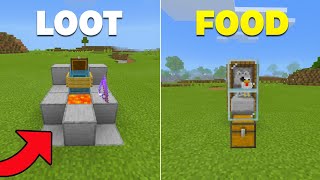 7 EASY Automatic Farms for Beginners in Minecraft Bedrock 118 [upl. by Hnacogn]