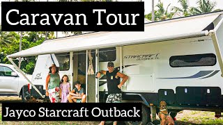 Caravan Tour Jayco Starcraft  Full Time Van Life  Aussie Road Trip Family [upl. by Pride376]