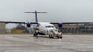 ATR72 start up and Pushback [upl. by Giarc173]