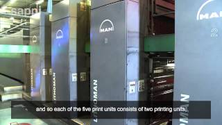 The Printing Process  Web Offset Press  English version [upl. by Eneli357]