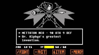 Undertale  Mettaton NEO Boss Fight [upl. by Ytsirc]