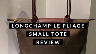 Longchamp Le Pliage Small Tote Review [upl. by Mccall52]