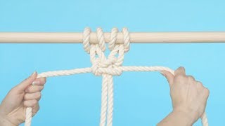 Macramé 101 Square Knot [upl. by Jerry]