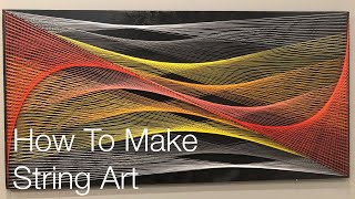 How to make String Art  Tutorial [upl. by Silma]