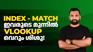 Learn Index Match Function  Excel Malayalam [upl. by Lala]