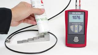 ECHOMETER 1076 Wall Thickness Measurement [upl. by Philana]