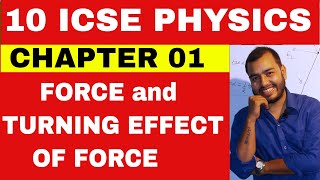 Class 10 ICSE Physics Chapter 1  Force and Moment Of Force  Centre of Gravity  Circular motion [upl. by Burwell]