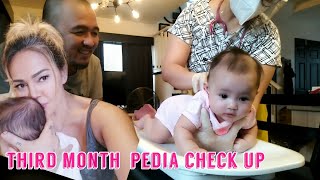 Ethel Booba Vlog72 Michaelas 3rd month pedia check up [upl. by Neerual]