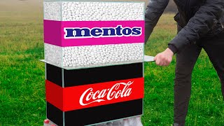 Experiment Coca Cola VS Mentos [upl. by Yellehs]