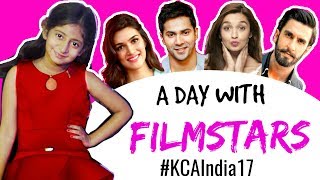 A Day with FILMSTARS  KCAIndia17 Travel MyMissAnand [upl. by Manya]