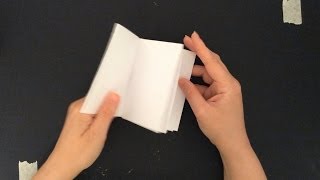 HOW TO MAKE A BOOK FROM A SINGLE SHEET OF PAPER [upl. by Drofub838]