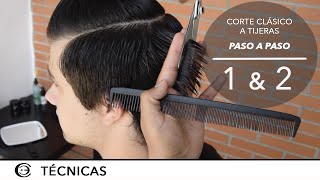 Corte de Pelo a Tijeras ✂︎ Paso a paso 1 y 2  Sujeta bien tus tijeras [upl. by Douty]