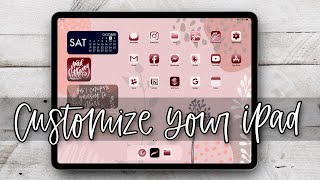 Customize your iPad Homescreen  Easy amp Aesthetic  MUST DO [upl. by Essej]