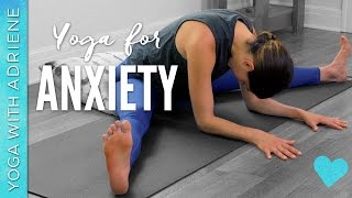 Yoga for Anxiety  20 Minute Practice  Yoga With Adriene [upl. by Hauser148]