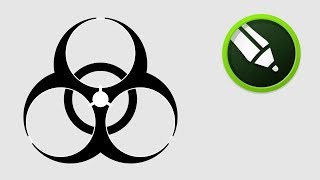 Biohazard Symbol Design in Coreldraw [upl. by Arinaid]