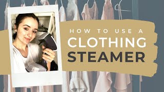 Steaming Polyester Linen amp More How To Steam Your Clothes [upl. by Wilterdink]