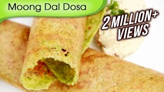 Moong Dal Dosa  Easy To Make Dosa Recipe  Popular South Indian Breakfast Recipe By Ruchi Bharani [upl. by Creath]