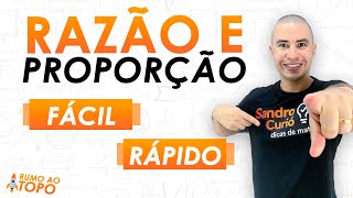 FÁCIL e RÁPIDO I RAZÃO E PROPORÇÃO [upl. by Rosalind]