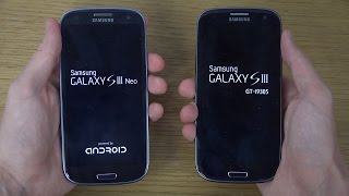 Samsung Galaxy S3 Neo vs Samsung Galaxy S3 4G  Which Is Faster [upl. by Inalaek427]