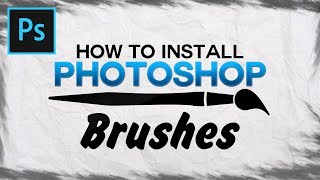 Photoshop CCCS6 How To Install Brushes Download Abstract and Other Brushes [upl. by Ardolino]