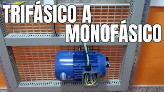 MOTOR TRIFÁSICO A MONOFÁSICO ⚡ [upl. by Assirat]