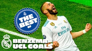 KARIM BENZEMA  Best Champions League GOALS at Real Madrid [upl. by Luci]